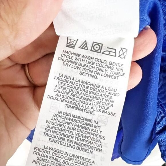 J. Crew Sleeveless Caribbean Blue Lace Sheath Dress 2 Elegant Quiet Luxury - Picture 6 of 8